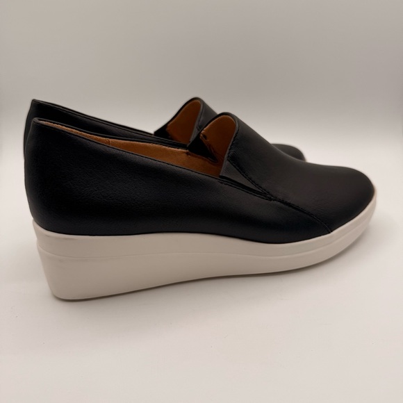 Naturalizer Sandra Wedge Shoes Black Slip-On Comfort Size 11W Leather - Picture 7 of 16